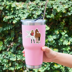 Elle Woods Aufkleber, freches Pferdeaufkleber, feministisches Aufkleber, natürlich blondes Aufkleber, Pferdemädchen Aufkleber, Lorbeerpferdeaufkleber