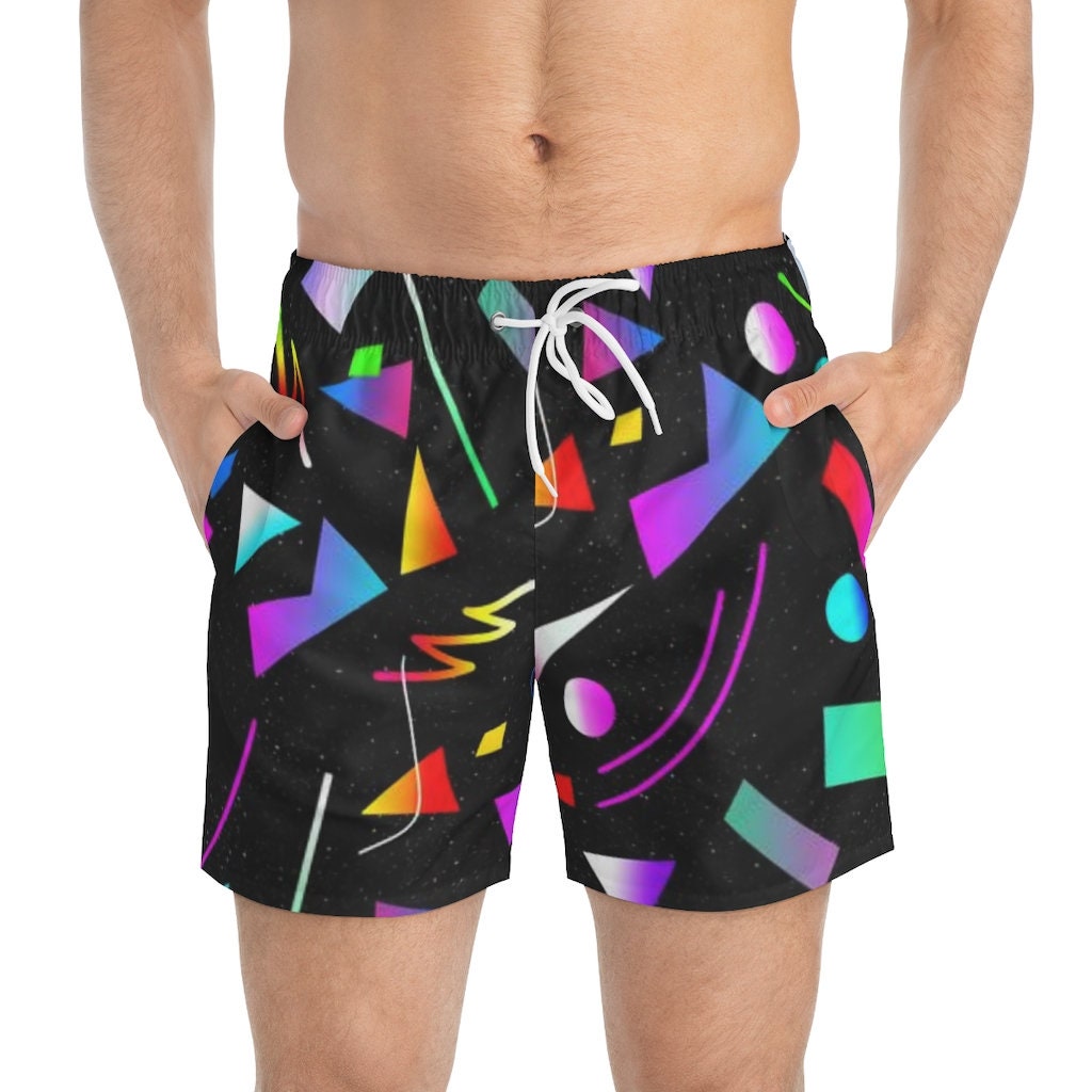 Mens colorful swim trunks sale