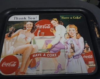 1999 Coca-Cola Metal Tray