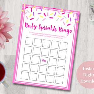 Pink Baby Sprinkle Games Bundle, Baby Sprinkle Activities, Bundle Baby Shower, Baby Sprinkle, Digital Download, Print at Home