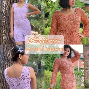 Wildflower Crochet Top/Dress Written Pattern image 4