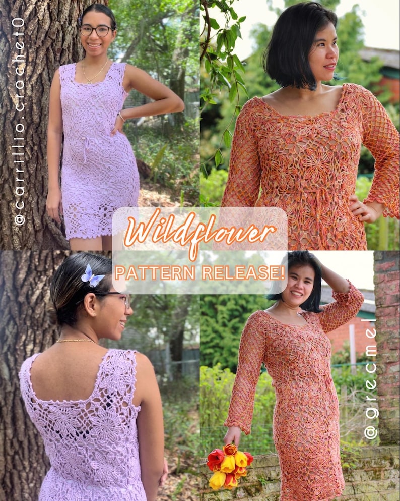 Wildflower Crochet Top/Dress Written Pattern image 4