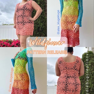 Wildflower Crochet Top/Dress Written Pattern image 3