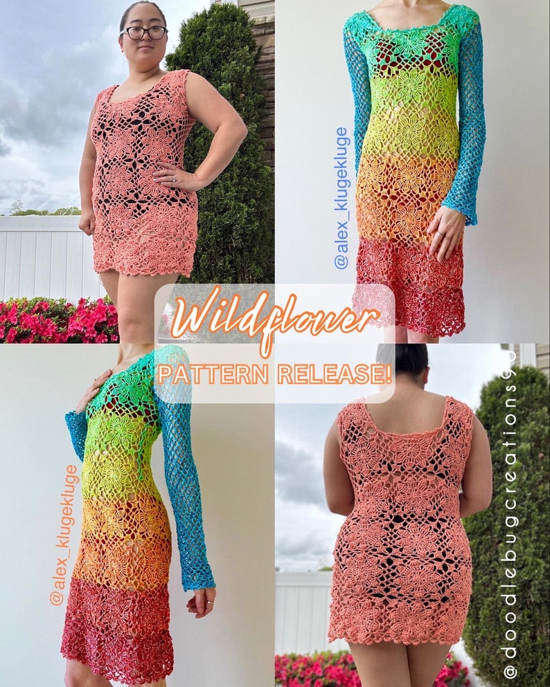 Wildflower Crochet Top/Dress Written Pattern image 3