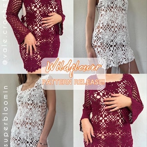 Wildflower Crochet Top/Dress Written Pattern image 6