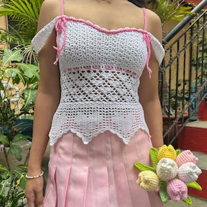 Cora Top Crochet Written Pattern