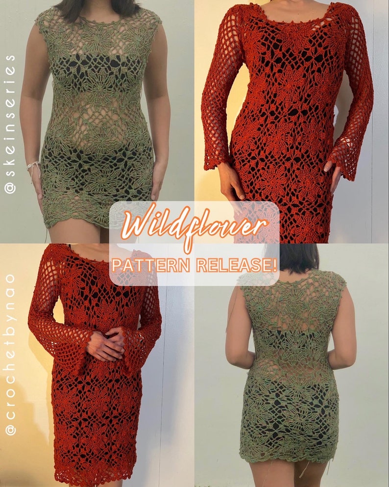 Wildflower Crochet Top/Dress Written Pattern image 10