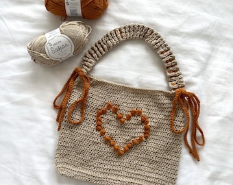 Love Bag Crochet Written Pattern