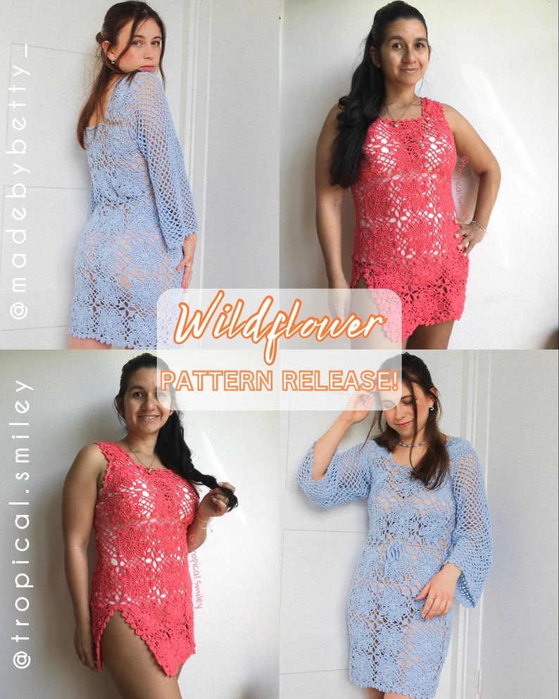 Wildflower Crochet Top/Dress Written Pattern image 9