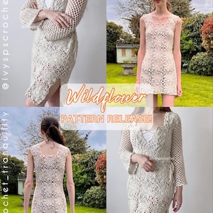 Wildflower Crochet Top/Dress Written Pattern image 7