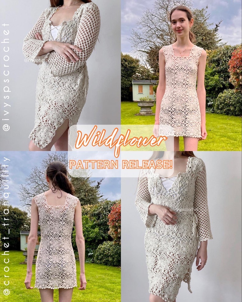 Wildflower Crochet Top/Dress Written Pattern image 7