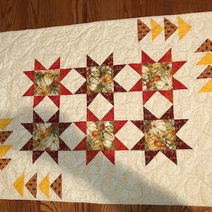 Table Runner - &quot;Harvest Stars and Geese&quot;