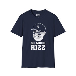 New York Yankees Shirt, zoveel Rizz, Anthony Rizzo TShirt, Rizz Yankees honkbalshirt, Yankees Fan Gift, Unisex Softstyle T-shirt