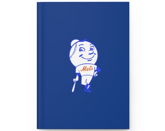 Retro Mr Met Journal, NY Mets notebook, cadeau voor Mets-fan, Mets-fan cadeau, New York honkbaluitrusting, throwback honkbal