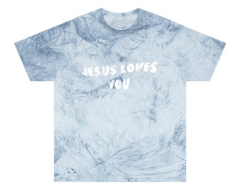 Jesus Loves You Shirt, Positive Message T-Shirt, Christian Tee, Uplifting Shirt, Christian Apparel, Gift for Christian, Wear Your Faith