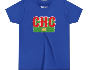 Chicago Cubs Kids TShirt, Cubs Gift for Kids, Youth Sizes Cubs Apparel, Wrigley Field, Chicago Baseball Kids Shirt