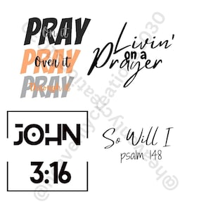 Christelijke SVG-bundel, religieuze SVG-bundel, Schrift SVG-bundel, Bijbelvers SVG, gesneden bestanden voor Cricut, gezegend SVG, Jezus SVG, God SVG
