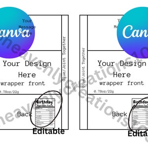 Rice Krispies Vorlage, Rice Krispies Vorlage, personalisiertes Etikett, Rice Krispies, benutzerdefinierte Vorlage, Canva Vorlage, Rice Krispies Wrapper