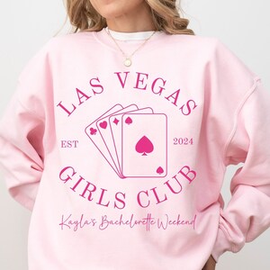 custom vegas bachelorette sweatshirt, vegas bach shirts, las vegas girls trip bachelorette weekend sweatshirts, vegas before vows