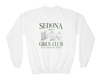 Sudadera para despedida de soltera en Sedona, despedida de soltera en Arizona, camisetas para despedida de soltera en el desierto, camiseta de cuello redondo para despedida de soltera en Sedona con cactus