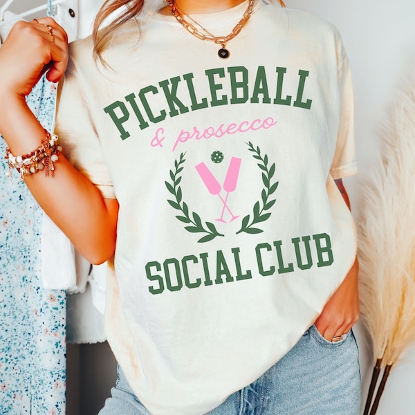 pickleball shirt, pickleball gifts, pickleball player, matching pickleball game day tee, pickleball and prosecco tshirt, womens pickleball