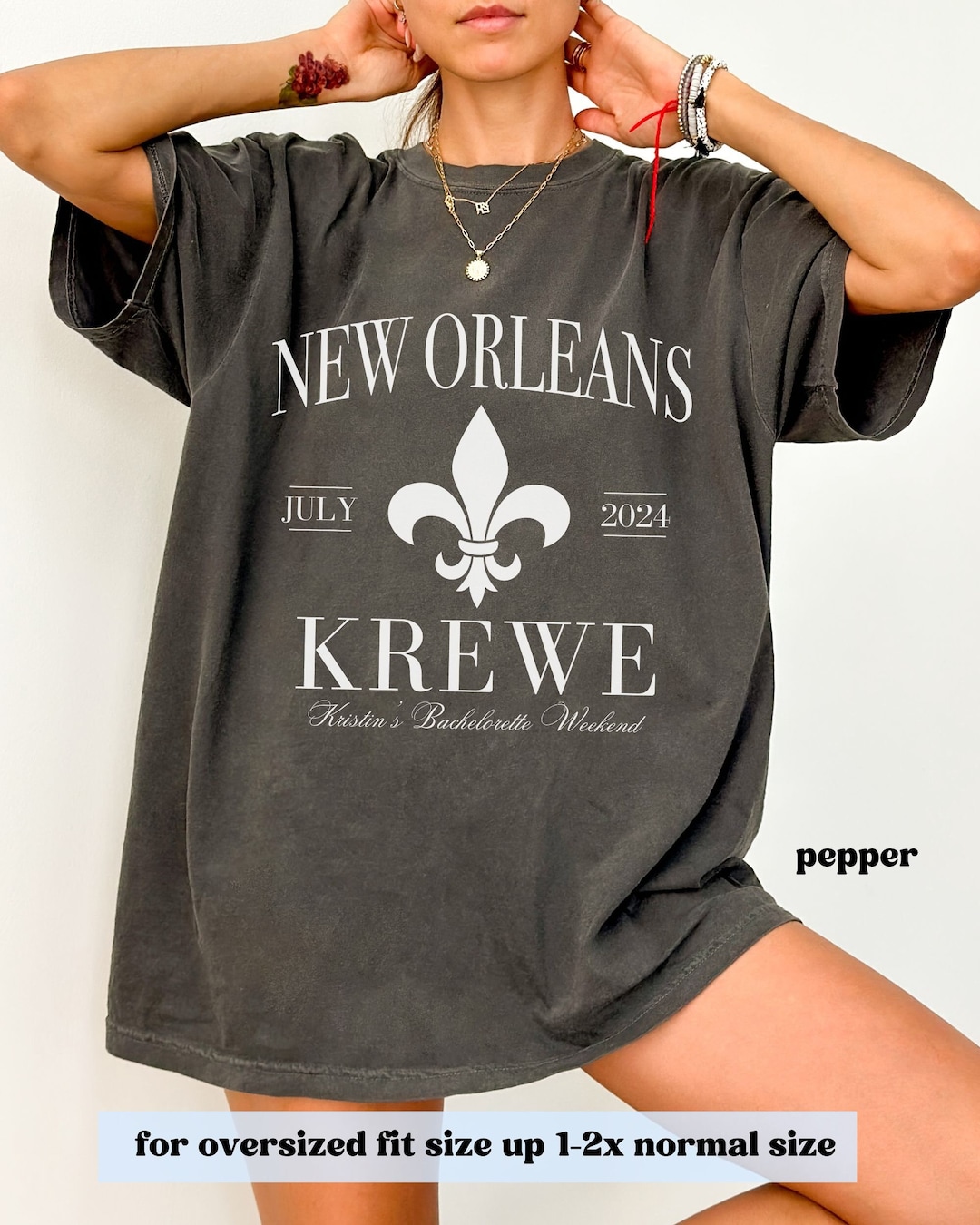 Custom New Orleans Bachelorette Shirt, Nola Girls Trip Shirts, New ...