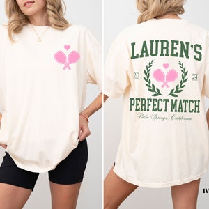 pickleball shirt, pickleballer gift, pickleball bachelorette, matching pickleball tee, luxury bachelorette, last swing bachelorette shirts