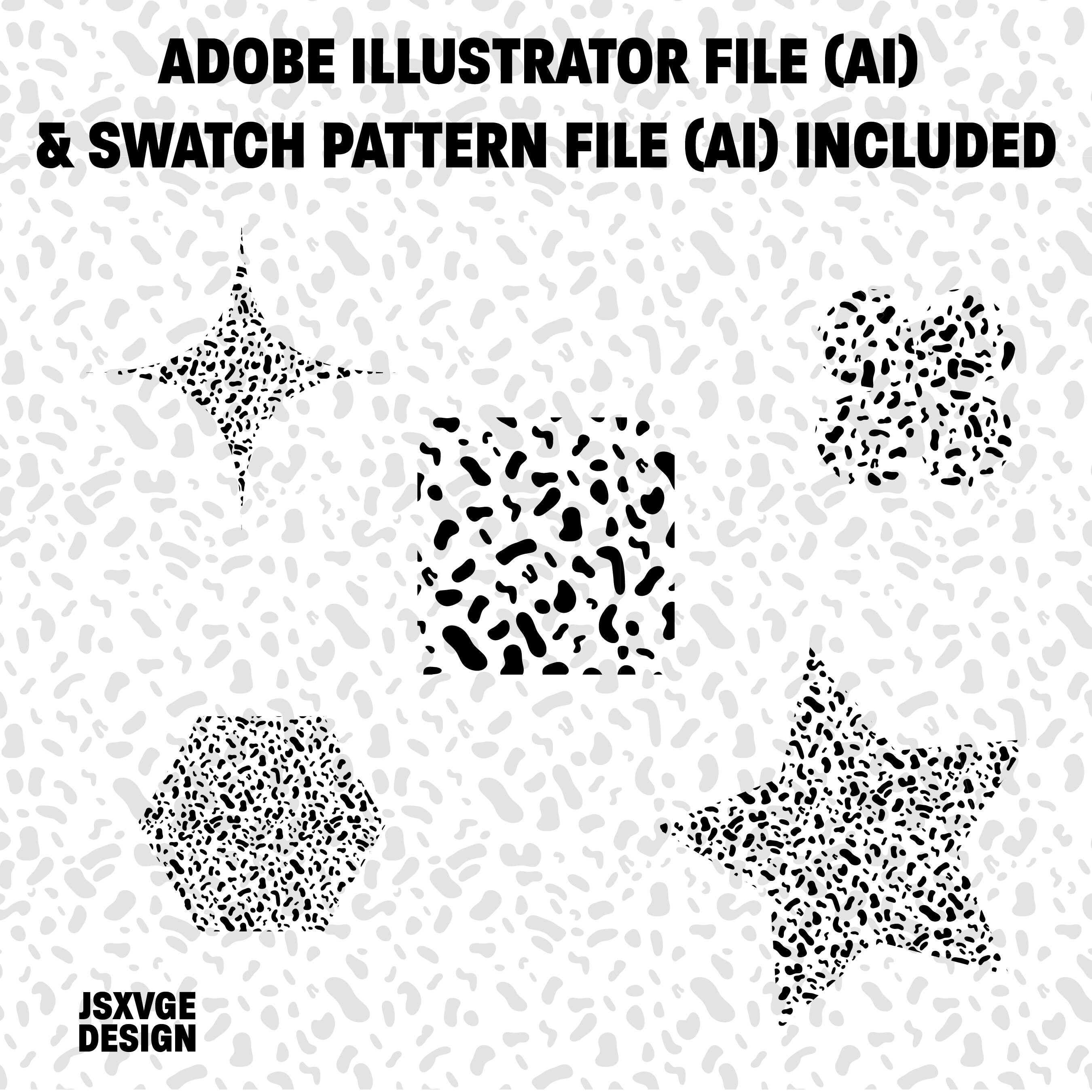 Leopard Print Pattern SVG / Affordable Print PNG SVG Files adobe