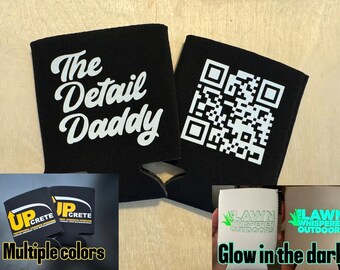 Custom Koozie, Birthday Koozies, Celebration Koozie, Party Koozie, Koozie, Coozie, Business Koozies, QR code Koozie, Advertising