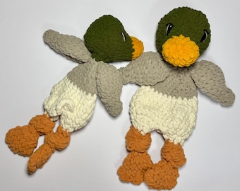 Knit Mallard Duck Snuggler