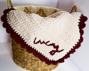 Handmade Personalized Crochet Baby Blanket