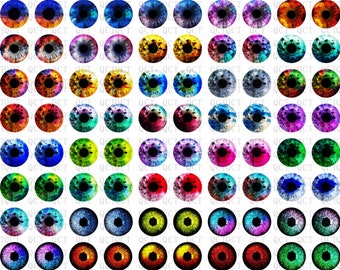 100PCS Dragon Glass Eye Cat Doll Snake Jewelry Eyes Toys 4/5/6/8/10/12/14/15/16/18/20/22/25/30MM Handmade Photo Glass Cabochons DIY Making