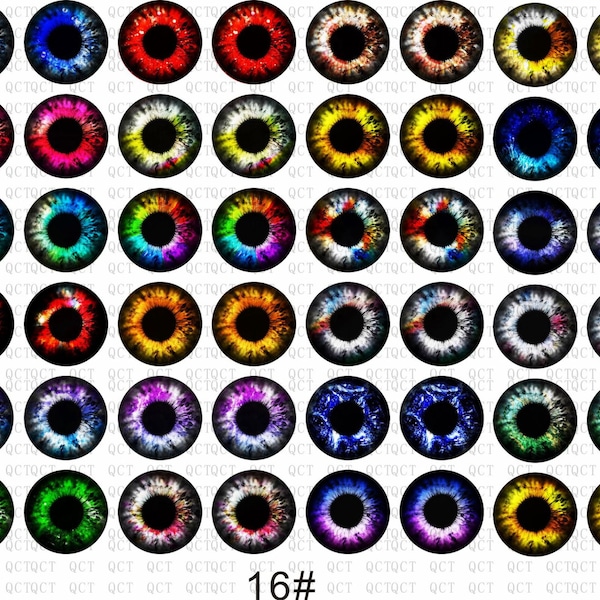 100PCS Dragon Glass Eye Cat Doll Snake Jewelry Eyes Toys 4/5/6/8/10/12/14/15/16/18/20/22/25/30MM Handmade Photo Glass Cabochons DIY Making