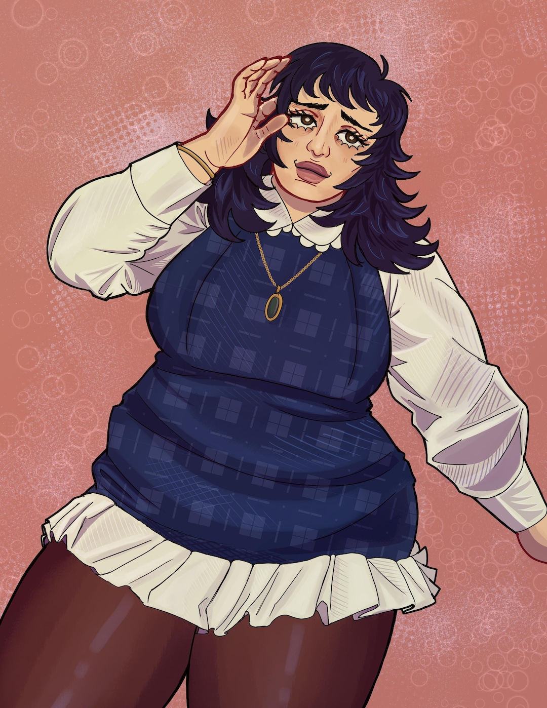 Anya Mouthwashing Fan Art Body Positivity Print - Etsy