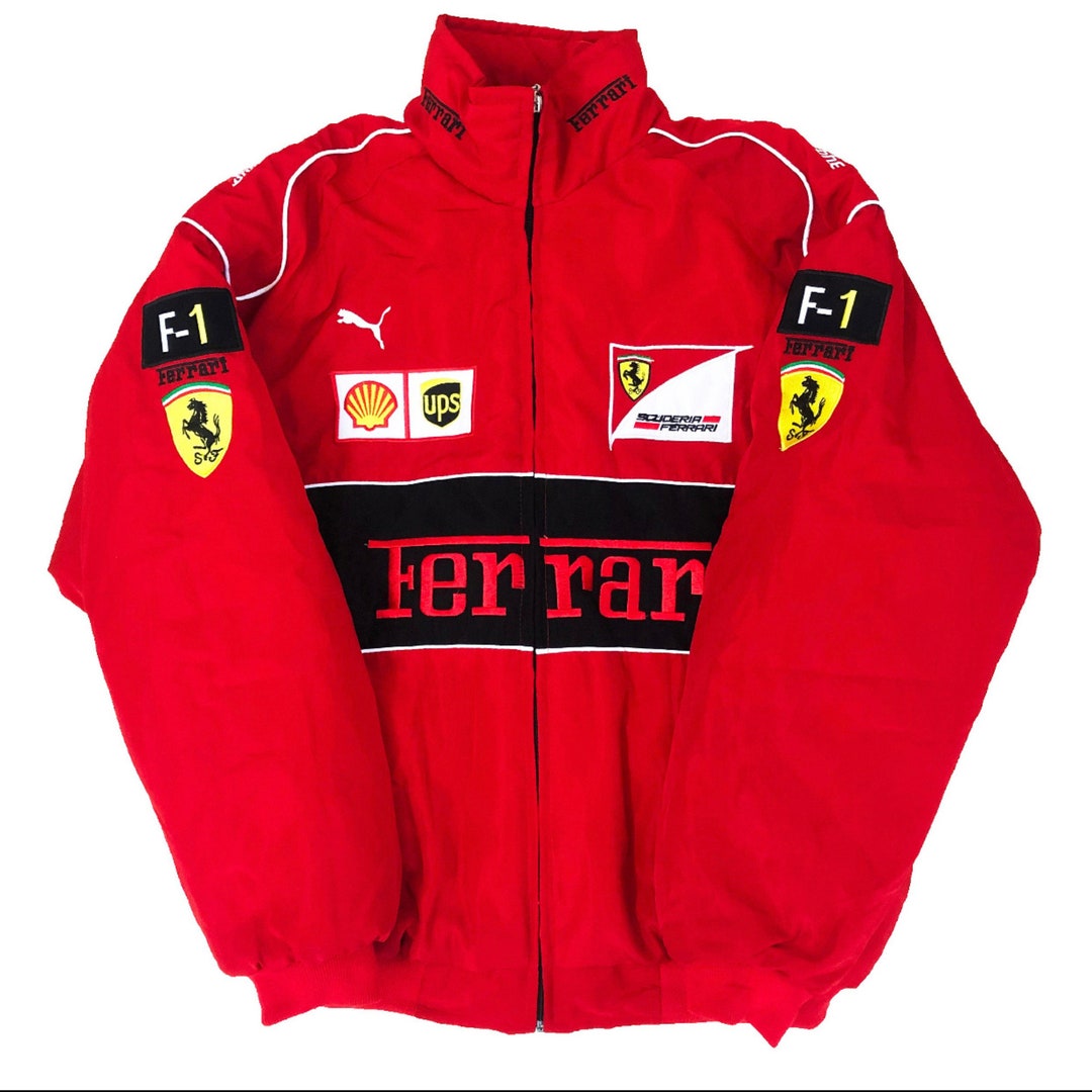 Racing Vintage F1 Street Wear Ferrari Fashion & Bomber Jacket - Etsy