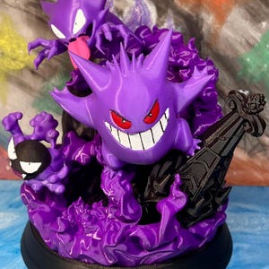 Gengar, Hunter, & Gastly figure/Pokemon 3D figure/Halloween decoration