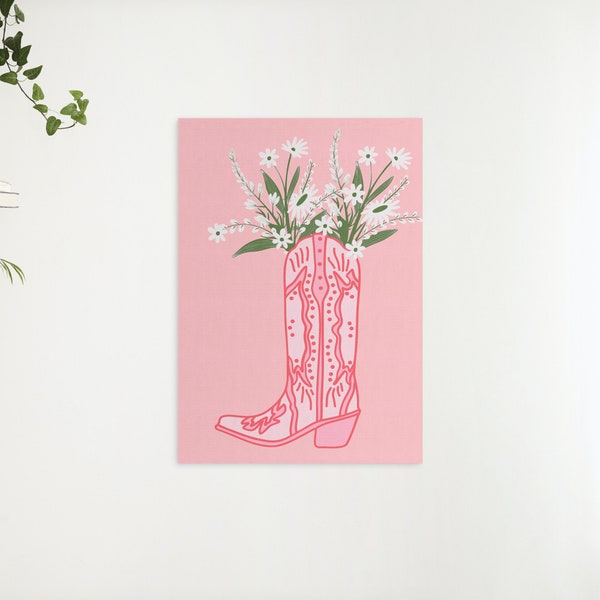 Cowboy Boot Vase - Etsy