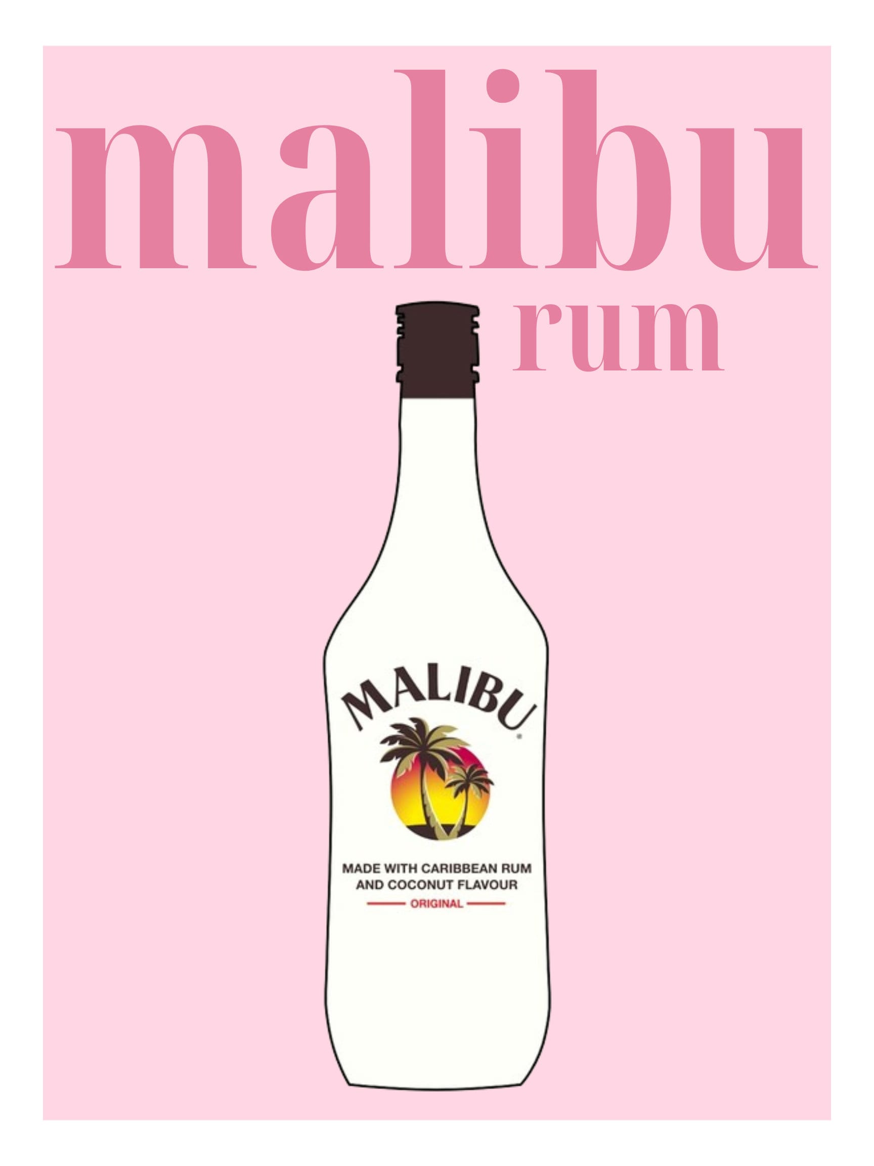 Malibu Poster Etsy