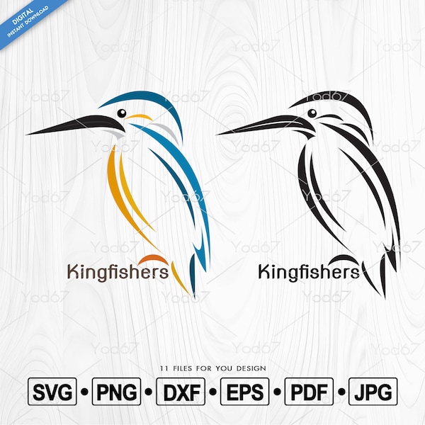 IJsvogel SVG, IJsvogel Png, IJsvogel voor Cricut, Mooie vogel, IJsvogel DXF, Vogel Clipart, Gemeenschappelijke ijsvogel Clipart Vector EPS.