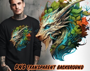 Dragon demon head Png for Sublimation Printing, Dragon Head T-shirt Design Clipart, DTF DTG Printing, Dragon head PNG file. Digital prints.
