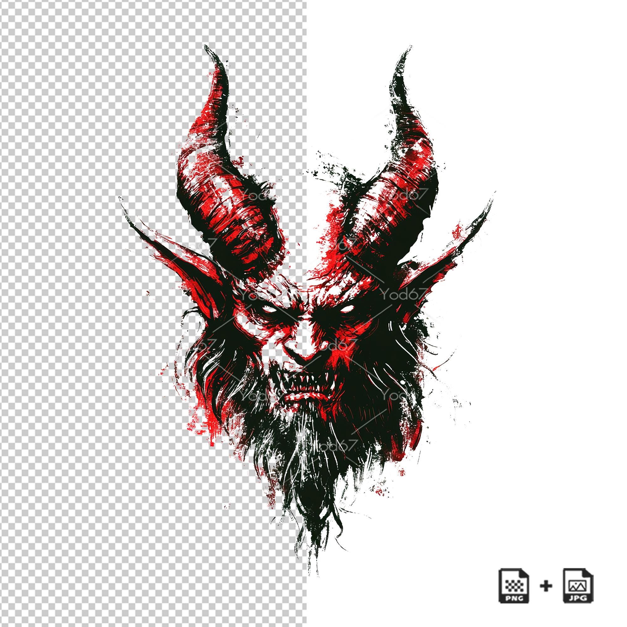 Satan Clipart für den Sublimationsdruck, Teufel Kopf T-Shirt Design, DTG,  DTF Transfer, transparente PNG, Sublimation, Dämonenkopf, Gothic PNG. -  Etsy Österreich, image size:2000x2000