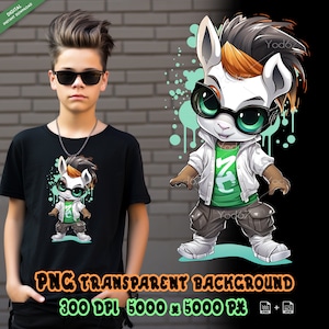 Horses Png, Horse Sublimation, Horse T-shirt Design, Cute Horse cartoon Png for Sublimation, Png Farm Animal. Designs Downloads. Animal Png.