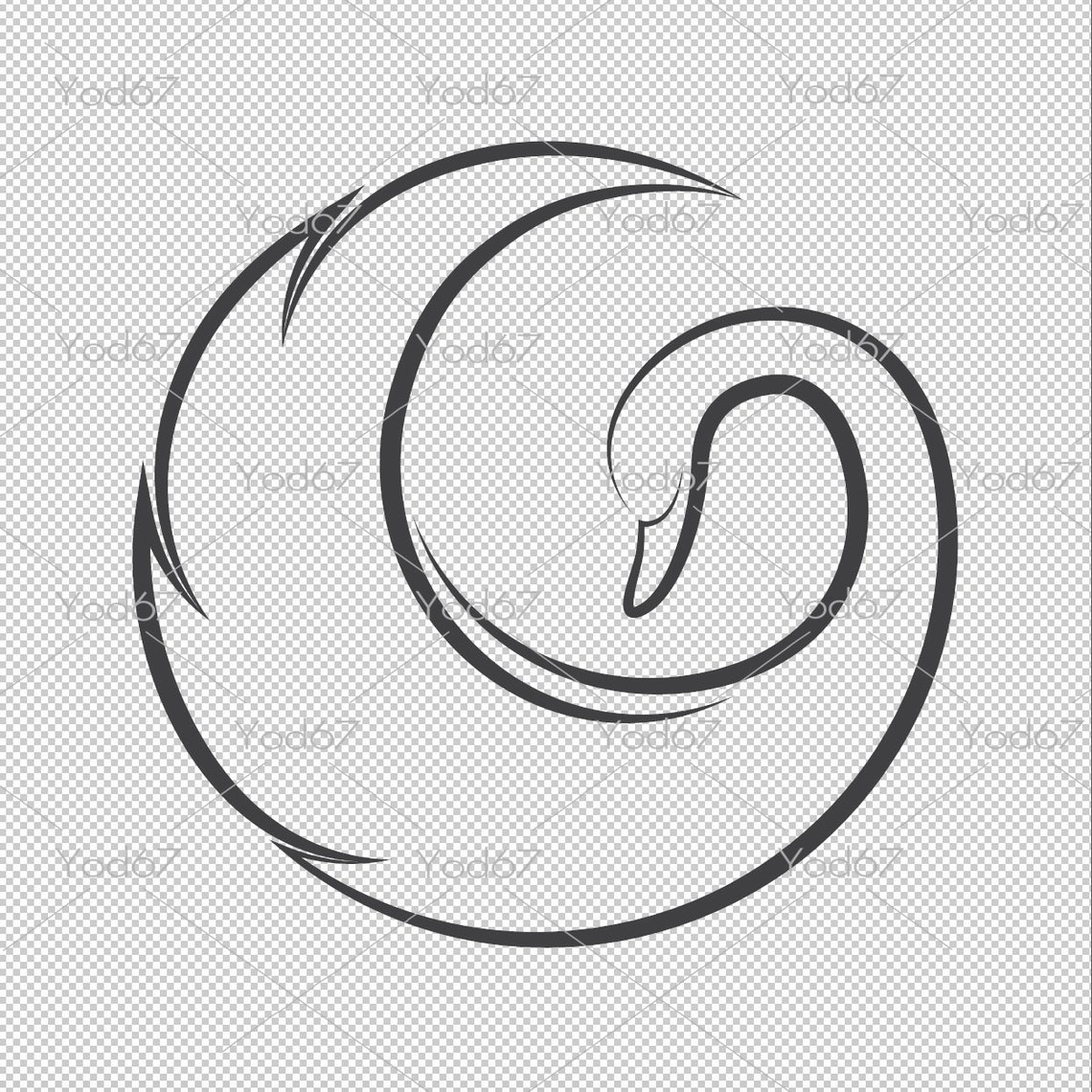 Swan SVG, Cut File Swan for Cricut, Swan Png File, Swan Silhouette Svg ...