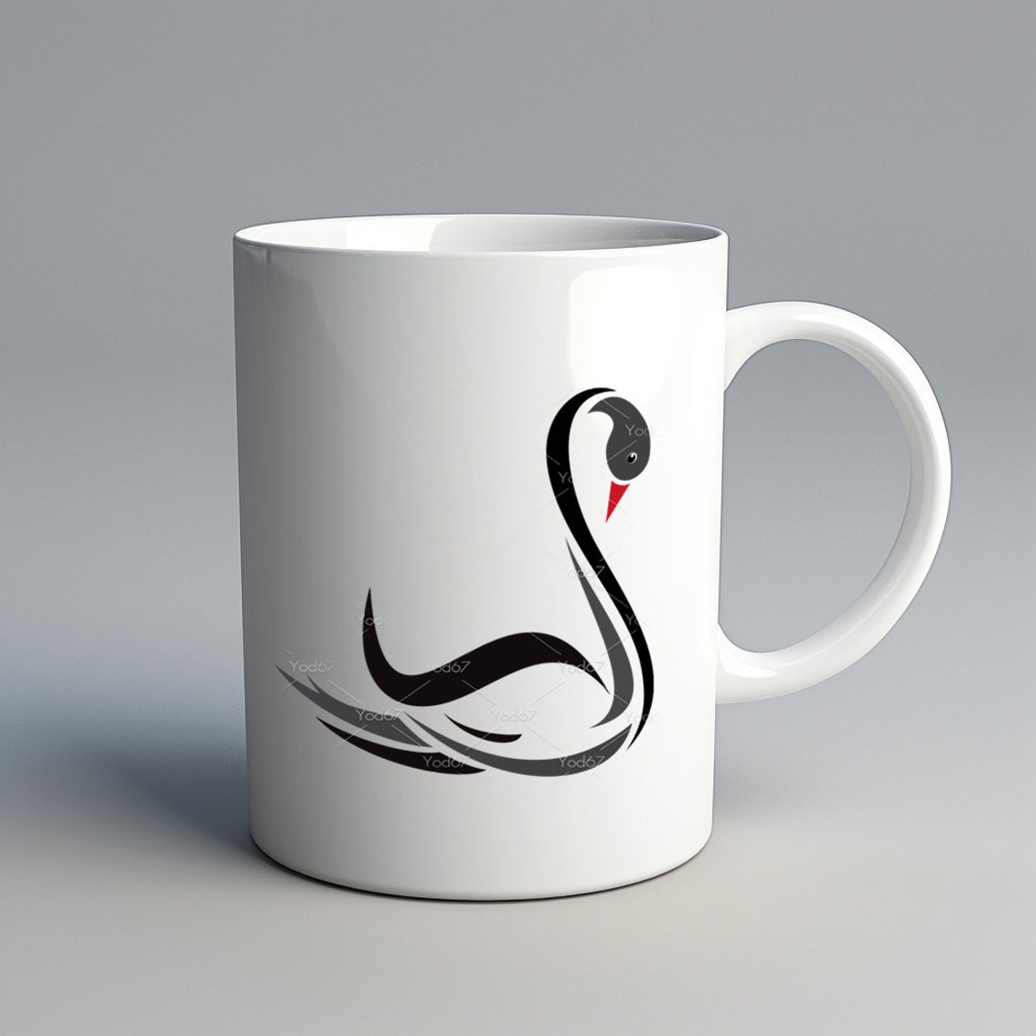 Swan Vector Clipart Design Svg, Png, Dxf, Eps Pdf, Svg Files for Cricut ...