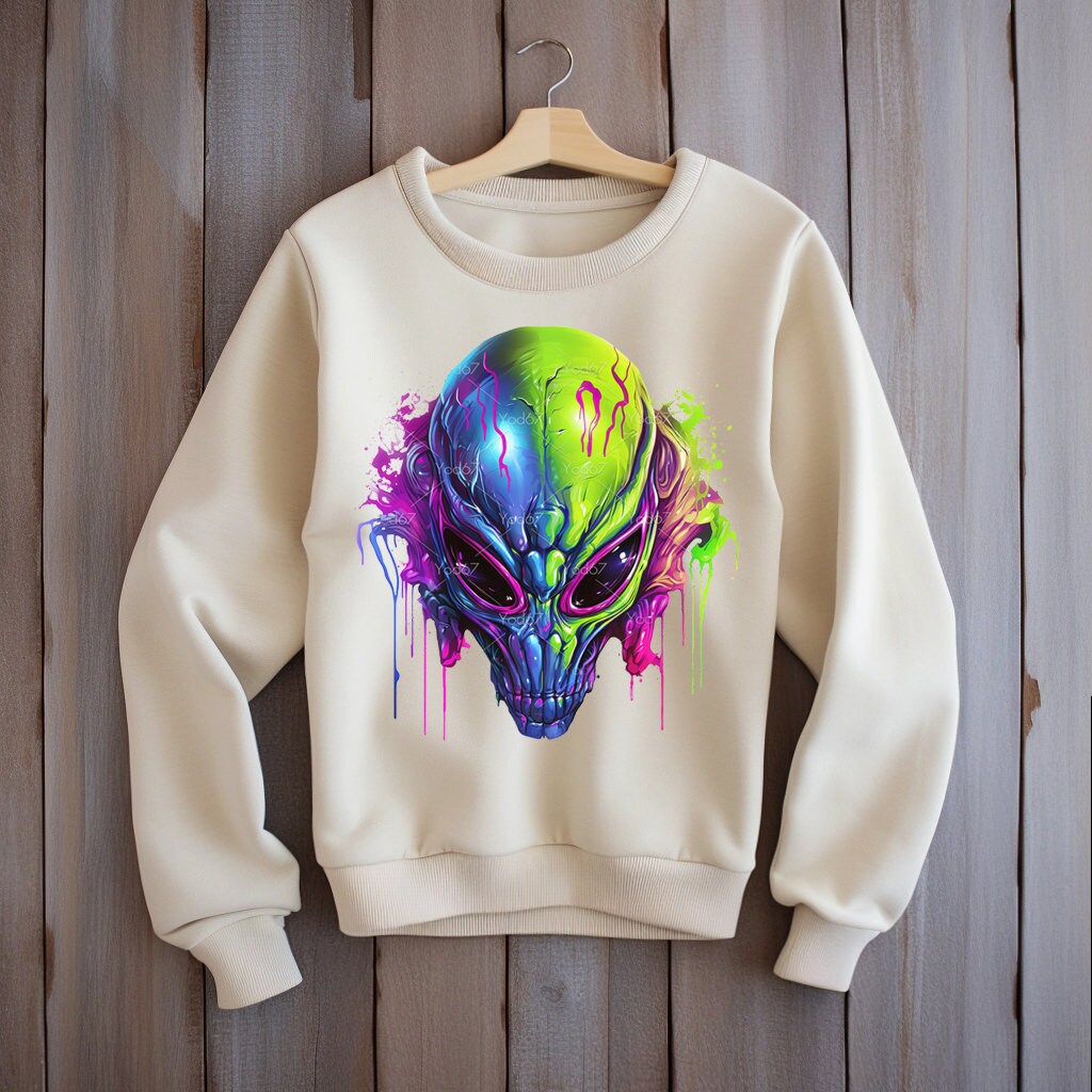 Alien Head Png, Alien for Sublimation Printing, Alien Head T-shirt ...