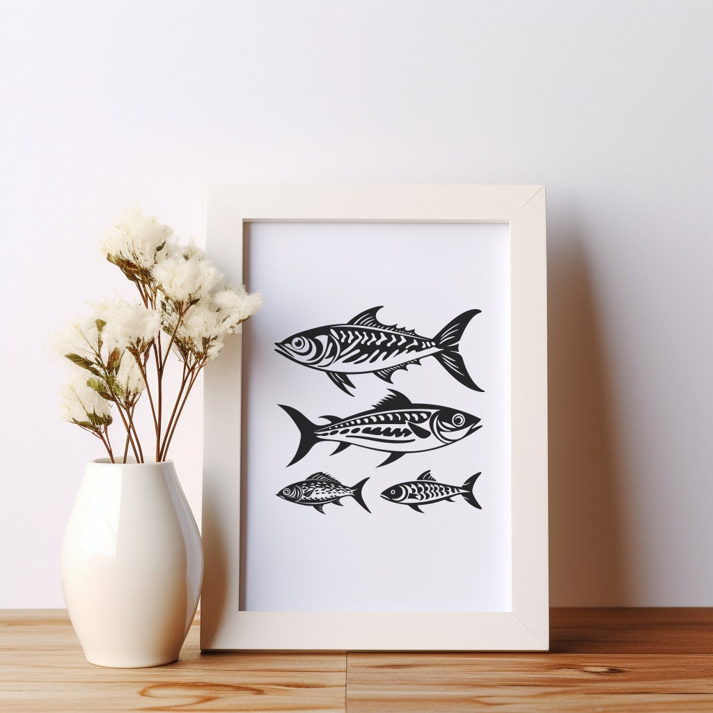Mackerel Pattern Design Mackerel SVG, Mackerel Png, Mackerel Cricut, Mackerel Design, Mackerel ...