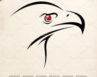 Eagle Head SVG, Eagle Png, Svg files for cricut, Eagle head design, Falcon head Svg, Eagle DXF, Bird head Svg, Eagle Clipart Vector, Animal.