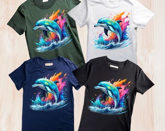 【CPGN STUDIO】25SS★ DTP Happy Dolphin Short Sleeve Tee Coasthippie64c93eb15206a564c93