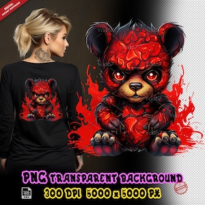 Teddy Bear Savage Sublimation DTF DTG Image - Etsy Teddy Bear Savage Sublimation DTF DTG Image - Etsy
