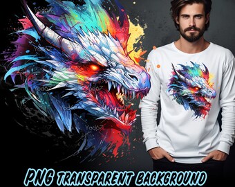 Dragon Png, Dragon demon Clipart for Sublimation Printing, Dragon T-shirt Design clip art, DTG Printing, DTF Transfer, Sublimation designs.